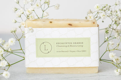 Set of  6 Handmade cold process ,Natural Soap Bars in gift Set box
